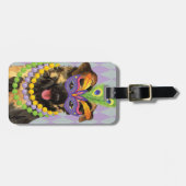 Mardi Gras German Shepherd Bagagelabel (Voorkant horizontaal)