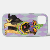 Mardi Gras German Shepherd Case-Mate iPhone Case (Achterkant (horizontaal))