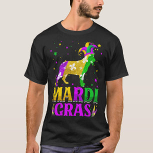 Mardi Gras German Shepherd Hondenliefhebber Carniv T-shirt