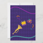 Mardi Gras Geslacht Reveal Kaart (Achterkant)