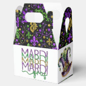 Mardi Gras Gevel Favor Doos Bedankdoosjes (Geopend)
