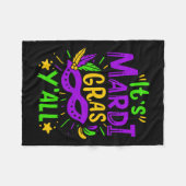 Mardi Gras Gift Fleece Deken (Voorkant (Horizontaal))