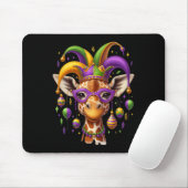 Mardi Gras Giraffe Muismat (Met muis)