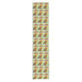 Mardi Gras Giraffe Table Runner Korte Tafelloper (Voorkant)