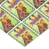 Mardi Gras Giraffe Table Runner Korte Tafelloper (Hoek)