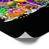 Mardi Gras GL wijn Poster (Hoek)