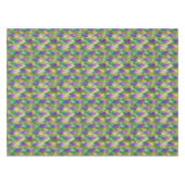 Mardi Gras Glas in lood Harlequin Print Tafelkleed (Voorkant (Horizontaal))
