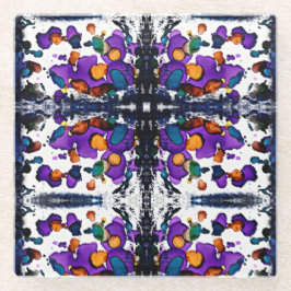 Mardi Gras Glazen Onderzetter