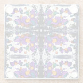 Mardi Gras Glazen Onderzetter (Achterkant)