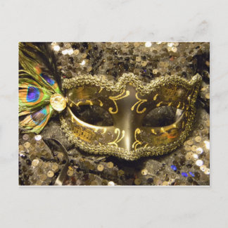 MARDI GRAS GOLD BRIEFKAART