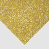 Mardi Gras Gold Solid Color Faux Glitter Bling Tissuepapier (Detail)