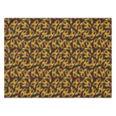 Mardi Gras Golden Mask Green Feathers Tafelkleed (Voorkant (Horizontaal))