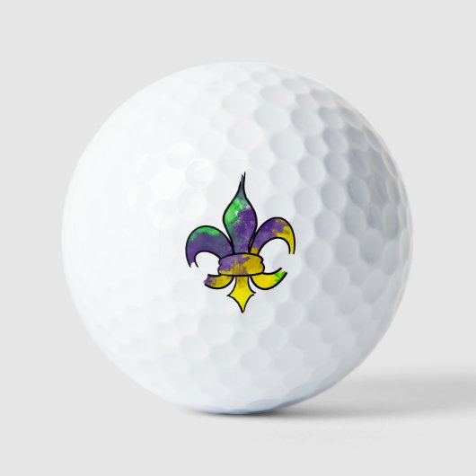 Mardi Gras Golfball Golfballen (Voorkant)