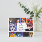 Mardi Gras Good Times  Briefkaart (Staand voorkant)