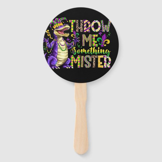 Mardi Gras Gooi Me Wat, Mijnheer Waai/Sign Handwaaier (Achterkant)