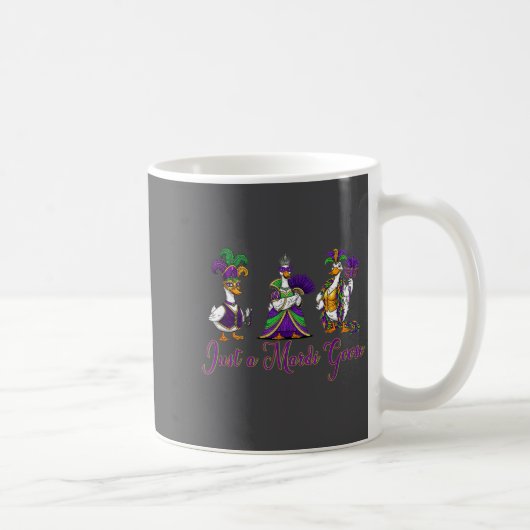Mardi Gras Goose 2026 Gift Funny Tee Men, Women  Koffiemok (Rechts)