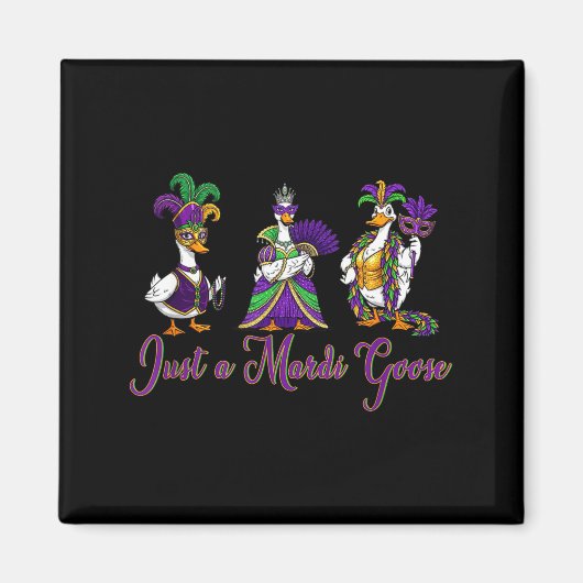 Mardi Gras Goose 2026 Gift Funny Tee Men,women  Magneet (Voorkant)