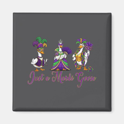 Mardi Gras Goose 2026 Gift Funny Tee Men, Women  Magneet (Voorkant)