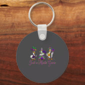 Mardi Gras Goose 2026 Gift Funny Tee Men, Women  Sleutelhanger (Voorkant)