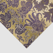 Mardi Gras Goud en Paarse Maskers Tissuepapier (Detail)