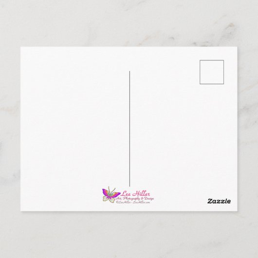 Mardi Gras Goud Keramisch Pauw Veer Masker Briefkaart (Achterkant)