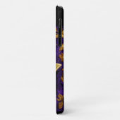 Mardi Gras Goud Paars Groen Hamsas Kunst Case-Mate iPhone Case (Achterkant/links)