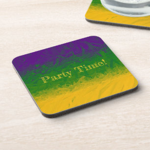 Mardi Gras Gradient Bier Onderzetter