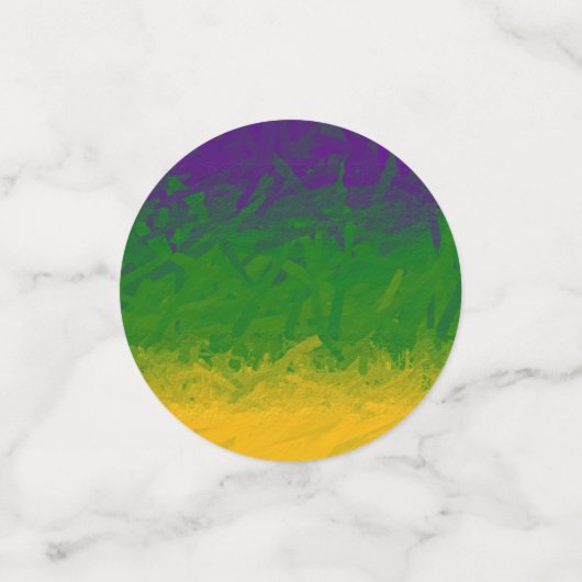 Mardi Gras Gradient Confetti (Kleine voorkant)