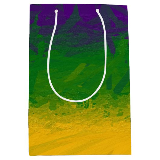 Mardi Gras Gradient Medium Cadeauzakje (Voorkant)