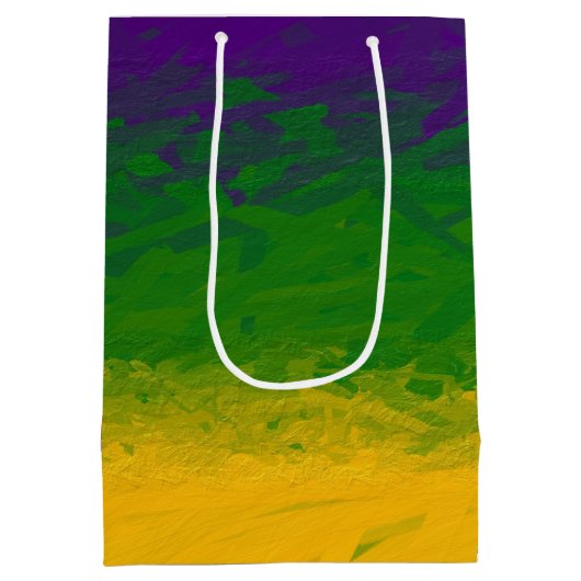 Mardi Gras Gradient Medium Cadeauzakje (Achterkant)