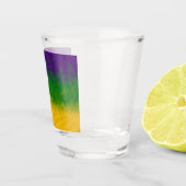 Mardi Gras Gradient Shot Glas (Rechts)
