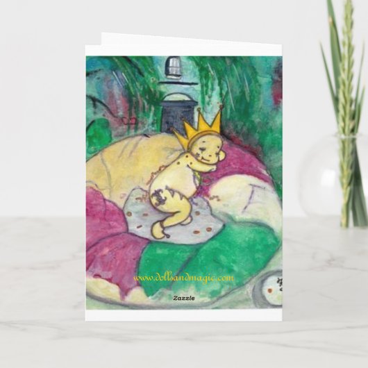 Mardi Gras Greeting Kaart (Achterkant)