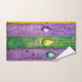Mardi Gras | Groen Goud Paarse | Carnaval Bad Handdoek (Handdoek)