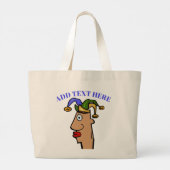 Mardi Gras Grote Tote Bag (Achterkant)
