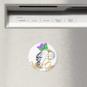 Mardi Gras Halfmasker Magneet (Insitu (Vaatwasser))