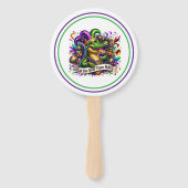 Mardi Gras Handwaaier (Voorkant)
