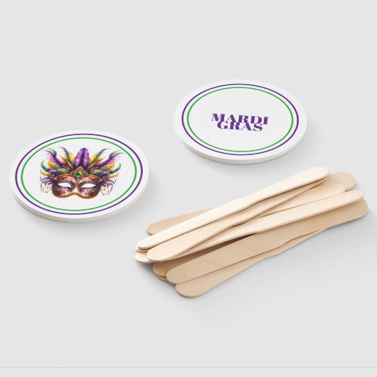 Mardi Gras Handwaaier (Niet-gemonteerd)