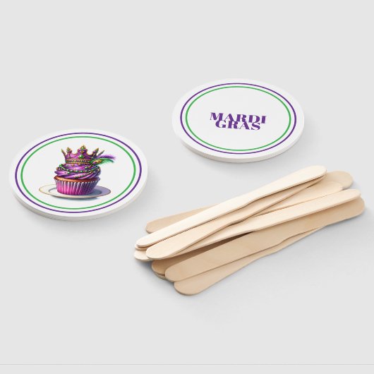 Mardi Gras Handwaaier (Niet-gemonteerd)