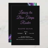 Mardi Gras Happy Hour Kaart (Voorkant / Achterkant)