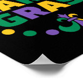 Mardi Gras Happy Mardi Gras Carnaval Poster (Hoek)