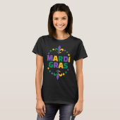 Mardi Gras Happy Mardi Gras Carnaval T-shirt (Voorkant volledig)