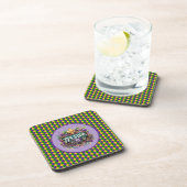 Mardi Gras Hard Plastic Coaster Bier Onderzetter (Rechterzijde)