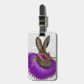 Mardi Gras Hare 2 Bagagelabel (Voorkant verticaal)