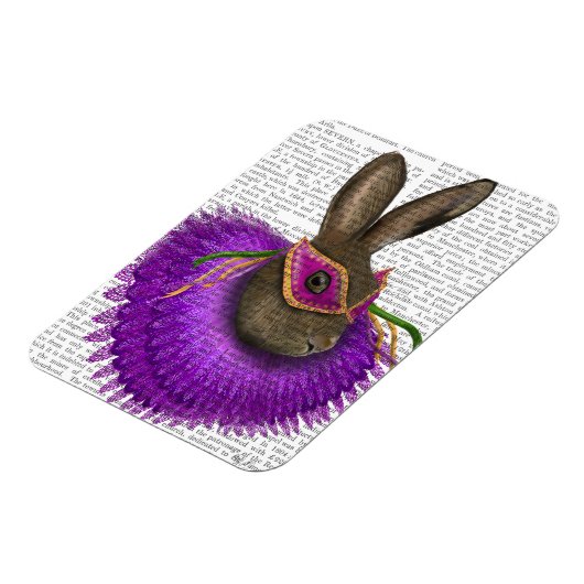Mardi Gras Hare 2 Magneet (Linkerzijde)
