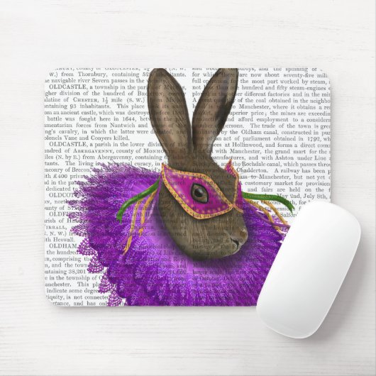 Mardi Gras Hare 2 Muismat (Met muis)