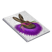 Mardi Gras Hare 2 Notitieboek (Rechterzijde)