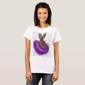 Mardi Gras Hare 2 T-shirt (Voorkant volledig)