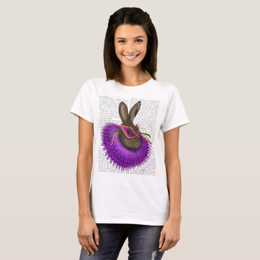 Mardi Gras Hare 2 T-shirt (Voorkant volledig)