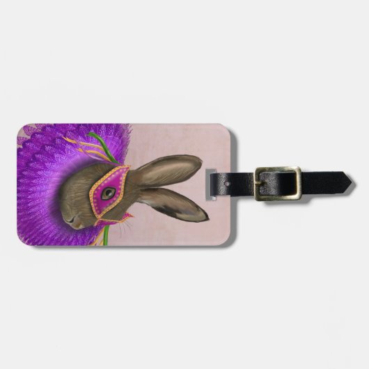 Mardi Gras Hare 4 Bagagelabel (Voorkant horizontaal)