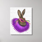 Mardi Gras Hare Canvas Afdruk (Voorkant)